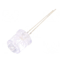 LED 5mm Alb Cald 43000-50000mcd 8° Convex | Electronic-mag.ro | Componente Electronice