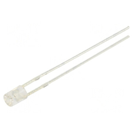 LED 3mm portocalie 68-100mcd 140° concav | Electronic-mag.ro | Componente Electronice