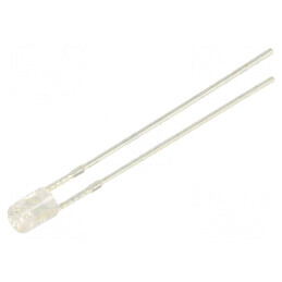LED 3mm roșie 68-100mcd 140° concav | Electronic-mag.ro | Componente Electronice