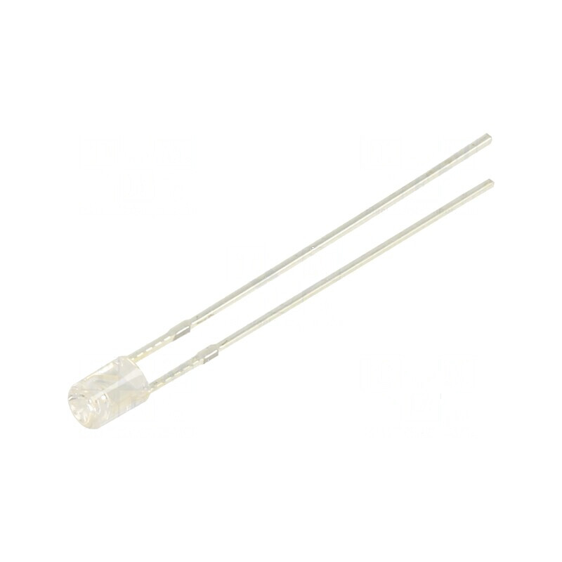 LED 3mm roșie 68-100mcd 140° concav | Electronic-mag.ro | Componente Electronice
