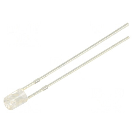 LED 3mm roșie 68-100mcd 140° concav | Electronic-mag.ro | Componente Electronice