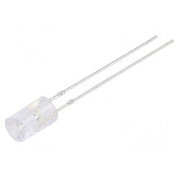 LED 5mm roșie 100-150mcd 120° concav 12VDC | Electronic-mag.ro | Componente Electronice