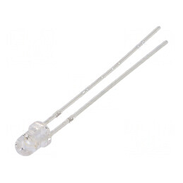 LED 3mm bicolor roșu/albastru - 30° - lentilă transparentă | Electronic-mag.ro | Componente Electronice
