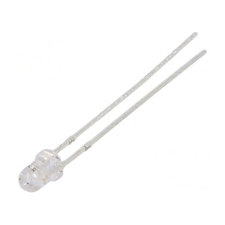 LED 3mm bicolor roșu/albastru - 30° - lentilă transparentă | Electronic-mag.ro | Componente Electronice