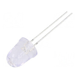 LED UV 8° 20mA 114mW 400-410nm THT | Electronic-mag.ro | Componente Electronice