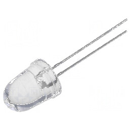 LED 10mm Alb Rece 85000-100000mcd 8° Convex | Electronic-mag.ro | Componente Electronice
