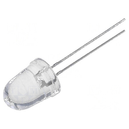 LED 10mm Alb Rece 85000-100000mcd 8° Convex | Electronic-mag.ro | Componente Electronice