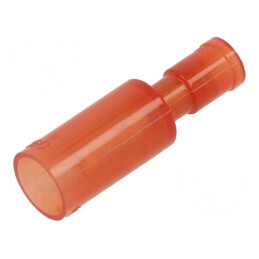 Terminal rotund tată Ø 4mm pentru cablu 0,75-1,25mm² crimpat | Electronic-mag.ro | Componente Electronice