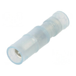 Terminal rotund mamă Ø 4mm 2mm² crimpat pe cablu izolat | Electronic-mag.ro | Componente Electronice