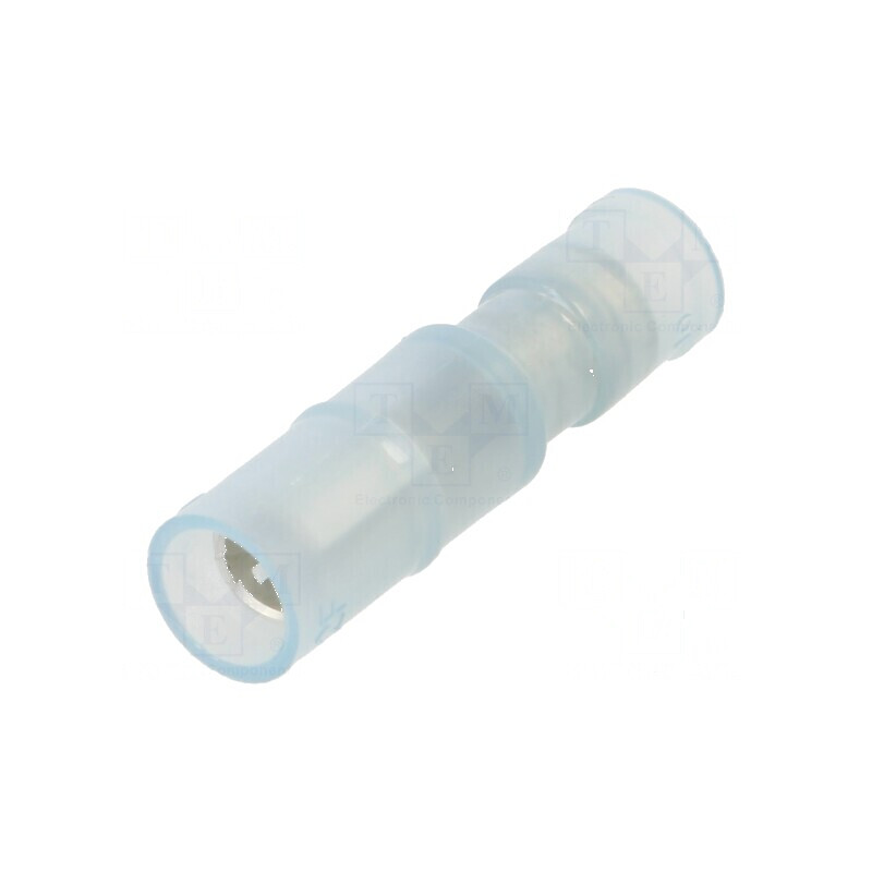 Terminal rotund mamă Ø 4mm 2mm² crimpat pe cablu izolat | Electronic-mag.ro | Componente Electronice