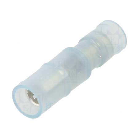 Terminal rotund mamă Ø 4mm 2mm² crimpat pe cablu izolat | Electronic-mag.ro | Componente Electronice