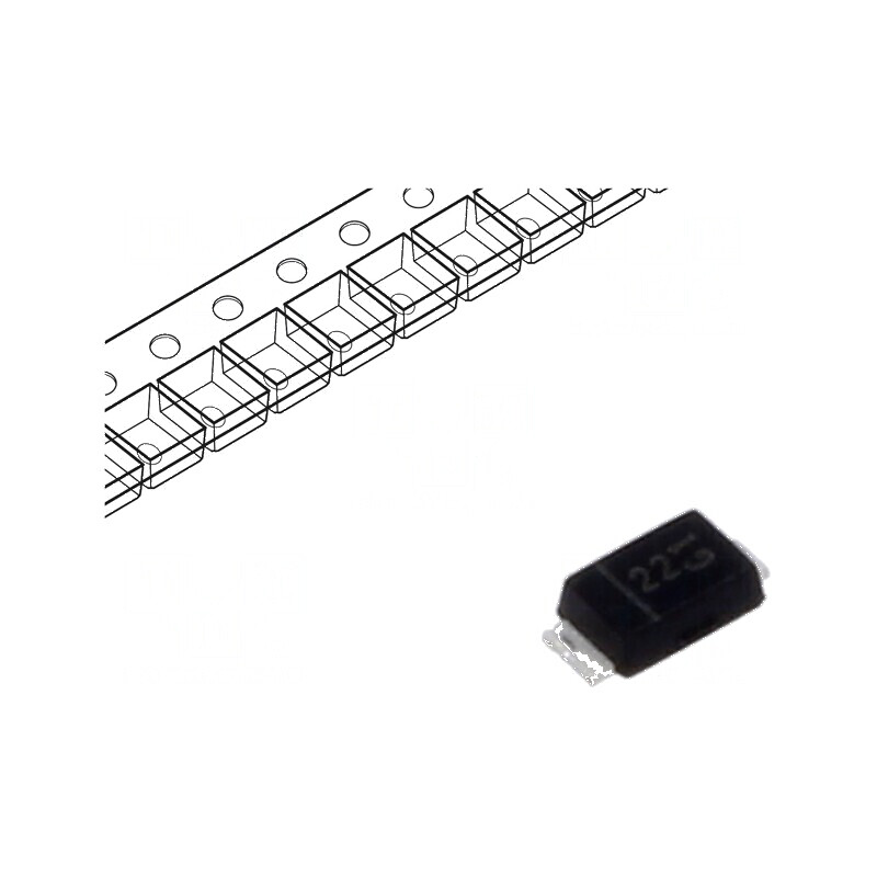 Diodă Schottky SMD 30V 2A PowerDI®323 | Electronic-mag.ro | Componente Electronice