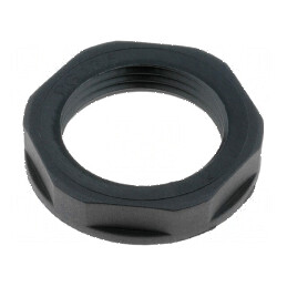 Piuliță PG13,5 poliamidă UL94V-2 27mm neagră -20°C până la 100°C | Electronic-mag.ro | Componente Electronice