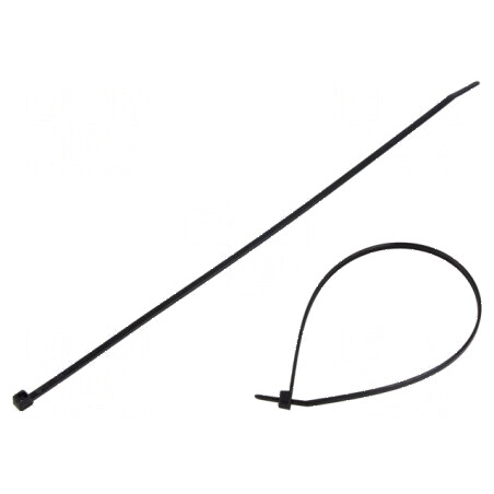 Colier de strângere poliamidă 260mm 3,3mm 180N negru | Electronic-mag.ro | Componente Electronice