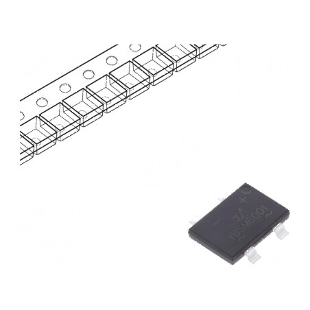 Punte redresoare monofazat 100V 6A 150A YBS3 SMT | Electronic-mag.ro | Componente Electronice