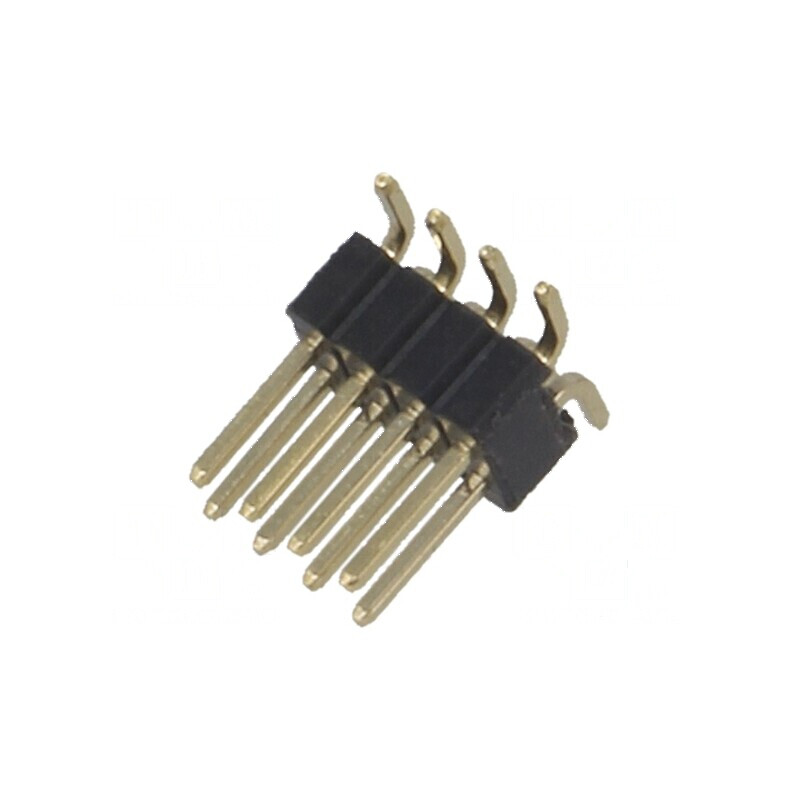 Conector şir pini tată 8 pini 1,27mm verticale | Electronic-mag.ro | Componente Electronice