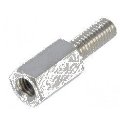 Piuliță distanțieră filetată 8mm M3 | Electronic-mag.ro | Componente Electronice