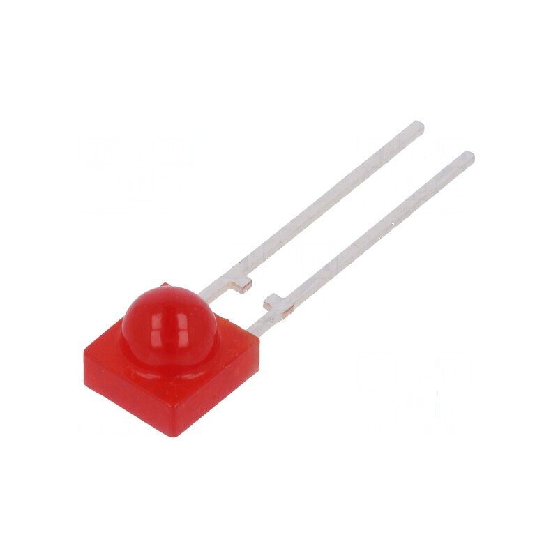 LED 5mm roșie convex 80° 1÷3,5mcd | Electronic-mag.ro | Componente Electronice