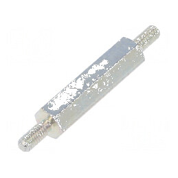 Piuliță distanțieră filetată 20mm M2.5 hexagonală | Electronic-mag.ro | Componente Electronice