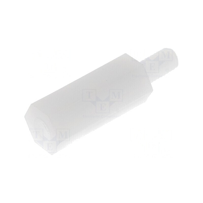 Piuliță distanțieră filetată hexagonală poliamidă M3 14mm | Electronic-mag.ro | Componente Electronice Piuliță distanțieră filetată hexagonală poliamidă M3 14mm | Electronic-mag.ro | Componente Electronice