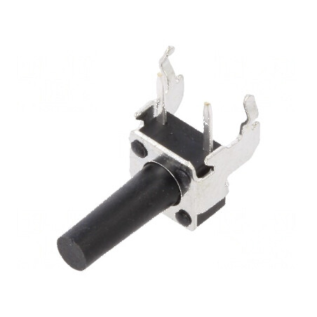 Microîntrerupător TACT SPST-NO 0,05A/24VDC THT | Electronic-mag.ro | Componente Electronice