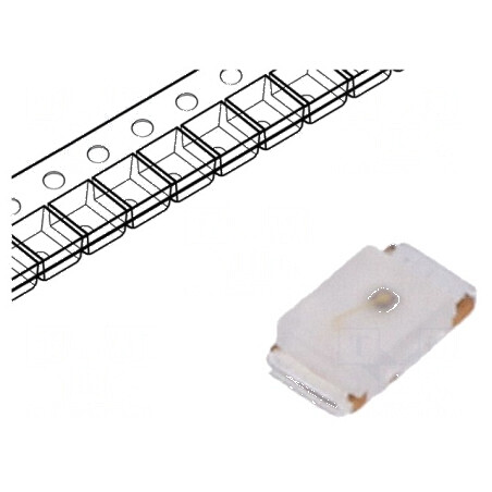 LED SMD 0603 Galben-Verde 28-60mcd 1,6x0,8x0,45mm 145° 20mA | Electronic-mag.ro | Componente Electronice