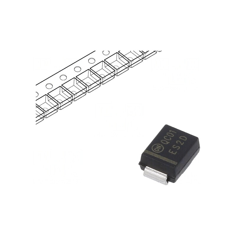 Diodă redresoare SMD 200V 2A 20ns SMB 0,9V | Electronic-mag.ro | Componente Electronice