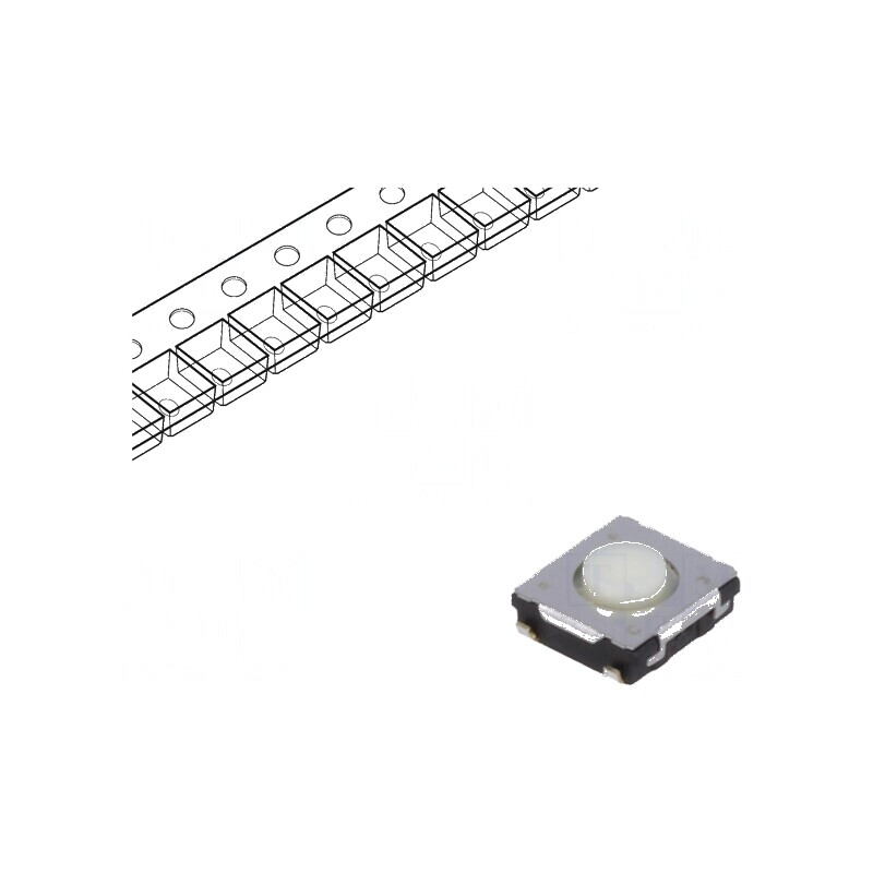 Microîntrerupător TACT SPST 0,02A 15VDC SMT Poz: 2 | Electronic-mag.ro | Componente Electronice