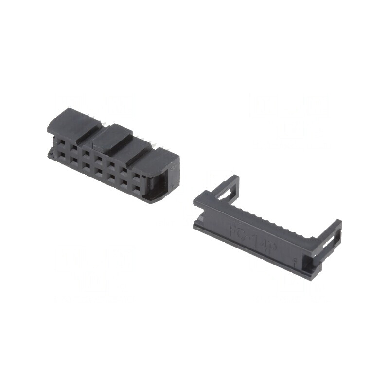 Conector IDC mufă mamă 14 PIN pentru cablu bandă 1,27mm | Electronic-mag.ro | Componente Electronice Conector IDC mufă mamă 14 PIN pentru cablu bandă 1,27mm | Electronic-mag.ro | Componente Electronice