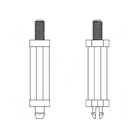 Distanţier PCB poliamidă 66 10mm 3mm | Electronic-mag.ro | Componente Electronice