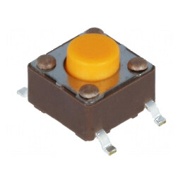 Microîntrerupător TACT SPST-NO 0,05A/12VDC SMT Poz: 2 | Electronic-mag.ro | Componente Electronice