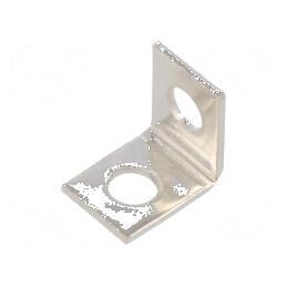 Colțar din alamă 7,14mm x 9,53mm x 9,53mm, Diametru orificiu fix: 3,66mm | Electronic-mag.ro | Componente Electronice