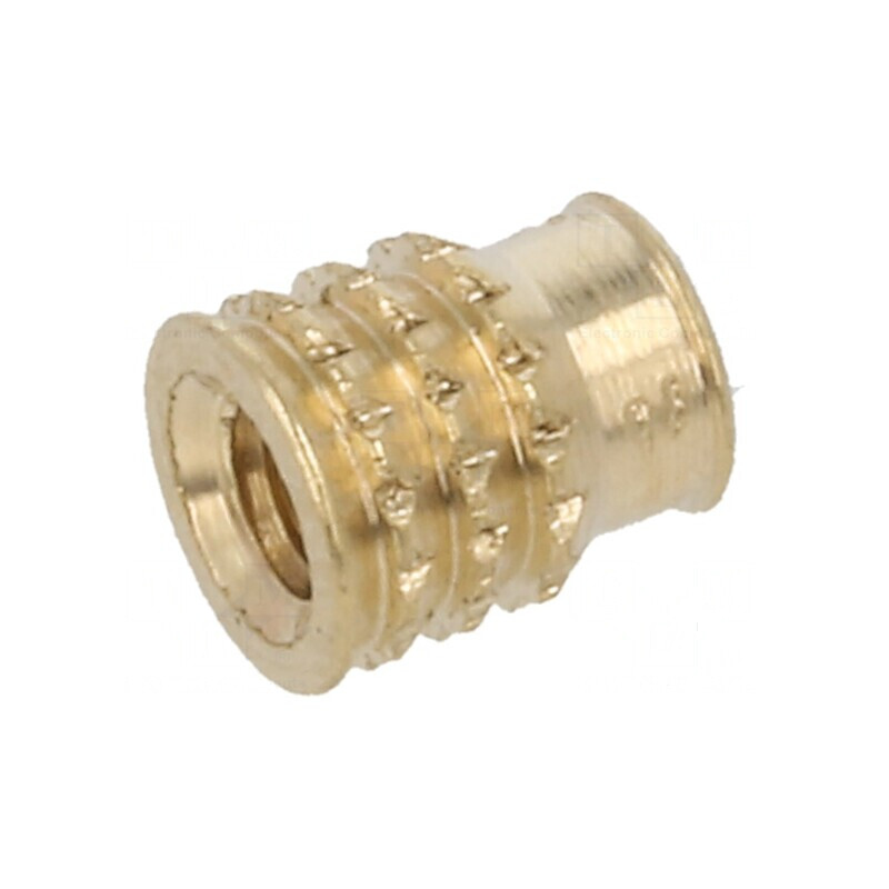 Adaos filetat alamă M2 BN 37885 4,2mm pentru plastic | Electronic-mag.ro | Componente Electronice Adaos filetat alamă M2 BN 37885 4,2mm pentru plastic | Electronic-mag.ro | Componente Electronice