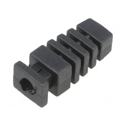 Manşon Ø4mm L: 23mm negru | Electronic-mag.ro | Componente Electronice