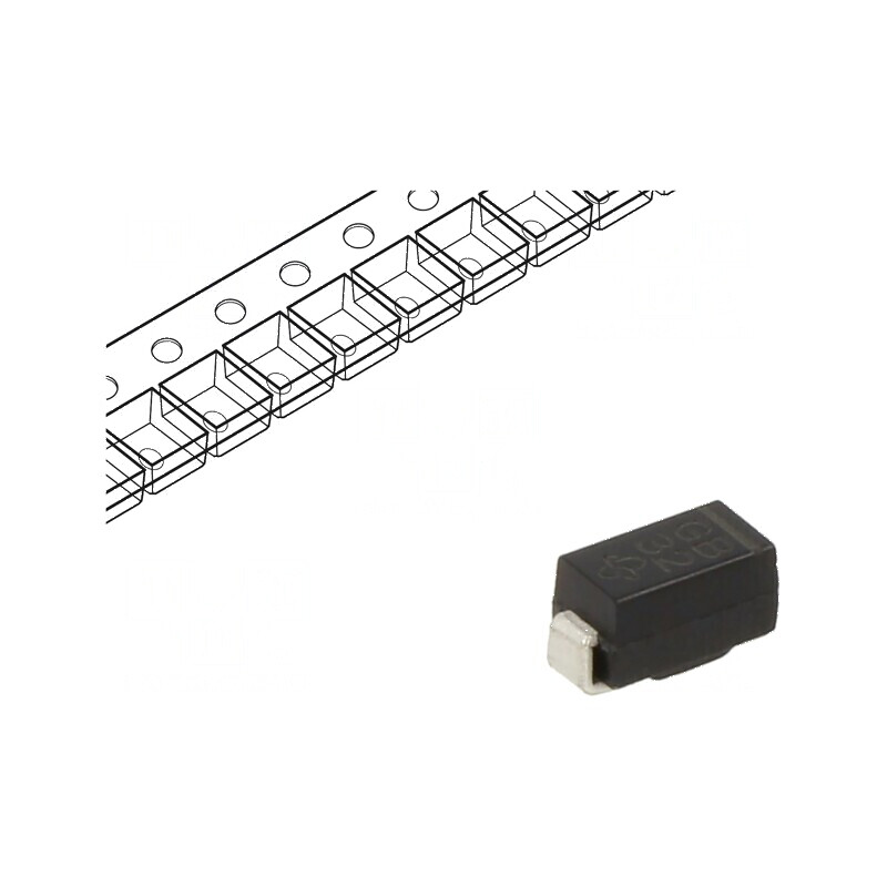 Diodă redresoare SMD 100V 1A DO214BA | Electronic-mag.ro | Componente Electronice