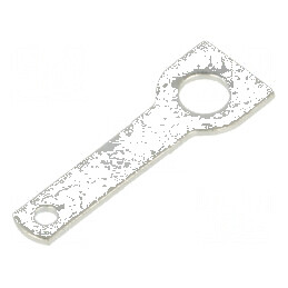Terminal plat 2,8mm 0,5mm tată M2,5 alamă drept | Electronic-mag.ro | Componente Electronice