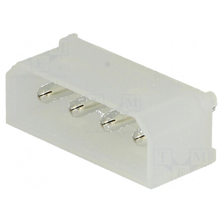 Conector cablu-placă soclu tată PIN 4 THT 6A 250VDC 5,08mm | Electronic-mag.ro | Componente Electronice