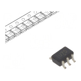 Buffer digital non-inversor CMOS SMD SC70 0,8÷2,7VDC | Electronic-mag.ro | Componente Electronice
