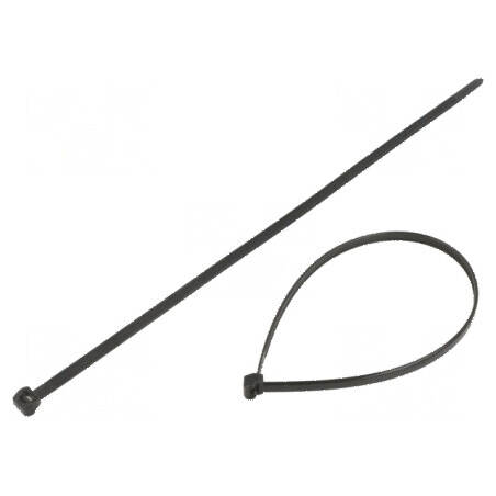 Colier de strângere poliamidă 245mm 4,6mm 225N negru | Electronic-mag.ro | Componente Electronice