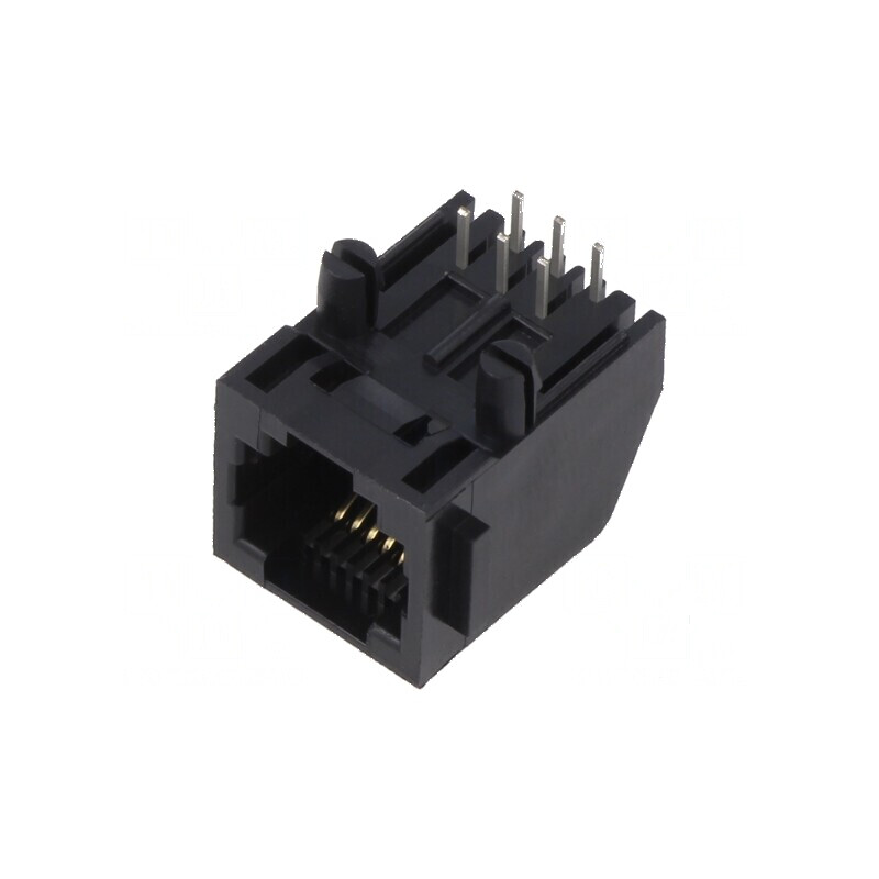Conector RJ12 soclu 6p6c THT 90° | Electronic-mag.ro | Componente Electronice Conector RJ12 soclu 6p6c THT 90° | Electronic-mag.ro | Componente Electronice