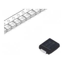 Diodă redresoare SMD 600V 5A 45ns SMC Ufmax 1,35V Ifsm 130A | Electronic-mag.ro | Componente Electronice