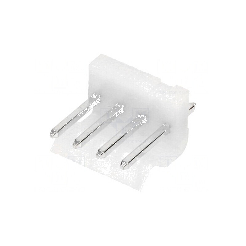 Conector cablu-placă soclu tată KK 396 4 PIN THT 3,96mm | Electronic-mag.ro | Componente Electronice