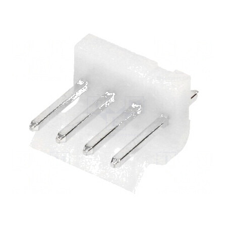 Conector cablu-placă soclu tată KK 396 4 PIN THT 3,96mm | Electronic-mag.ro | Componente Electronice
