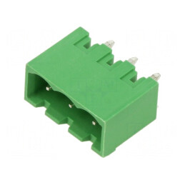 Regletă de conexiuni deconectabilă 5mm cu 3 socluri dreptunghiulare | Electronic-mag.ro | Componente Electronice