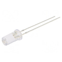 LED 5mm galben 750-1120mcd 50° plat 30-85°C | Electronic-mag.ro | Componente Electronice