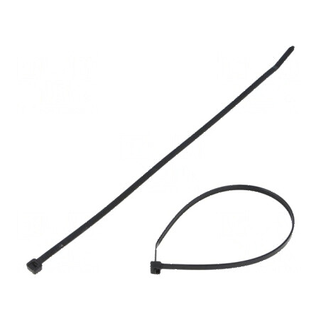 Colier de strângere poliamidă 292mm 4,8mm 222N negru | Electronic-mag.ro | Componente Electronice