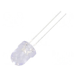 LED 8mm Verde 14400-18000mcd 30° Convex | Electronic-mag.ro | Componente Electronice