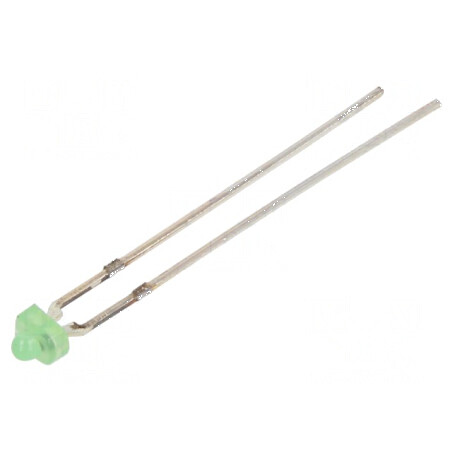 LED verde 1,8mm cu clipire 220-330mcd 30° 20mA | Electronic-mag.ro | Componente Electronice