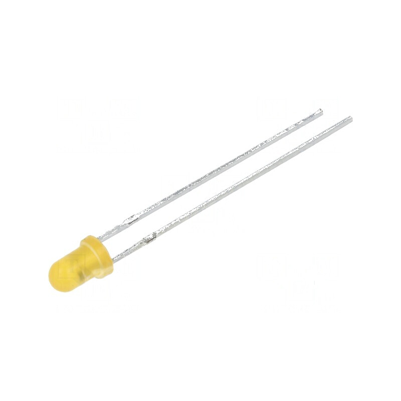 LED 3mm portocalie clipitoare 330-500mcd 20mA 60° | Electronic-mag.ro | Componente Electronice