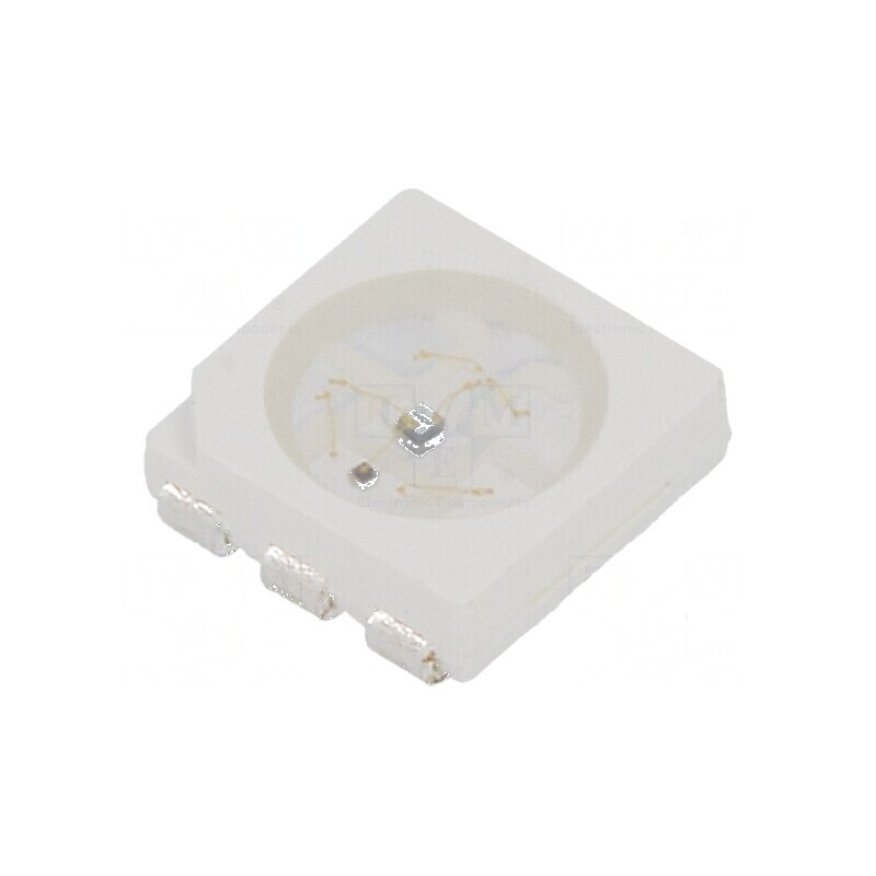 LED roșie clipire 150-330mcd 120° 20mA 3-5VDC 5x5x1,5mm | Electronic-mag.ro | Componente Electronice